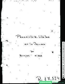 Mesa Referencia, Legajo 17524: Prescindibilidades en la Provincia de Buenos Aires. Normativa prov...