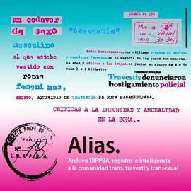 
ALIAS. Inteligencia a la comunidad trans, travesti y transexual

