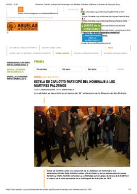 
Baldosas Abuelas de Plaza de Mayo 5-7-18
