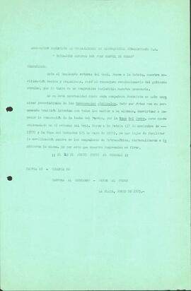 Agrupación Peronista de trabajadores de Petroquimica Sudamericana S.A "Brigadier General Don...