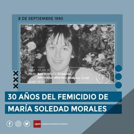 
El femicidio de María Soledad Morales
