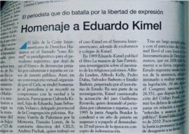 
Homenaje a Eduardo Kimel 1-8-20
